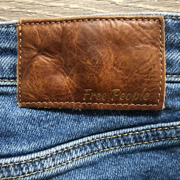 27 FREE PEOPLE Boot Cut, Flare, Cropped, Distressed, wide leg, 27 - Picture 9 of 11